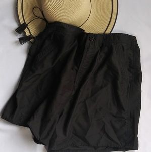 Croft & Barrow black swim shorts womens 16w pocket